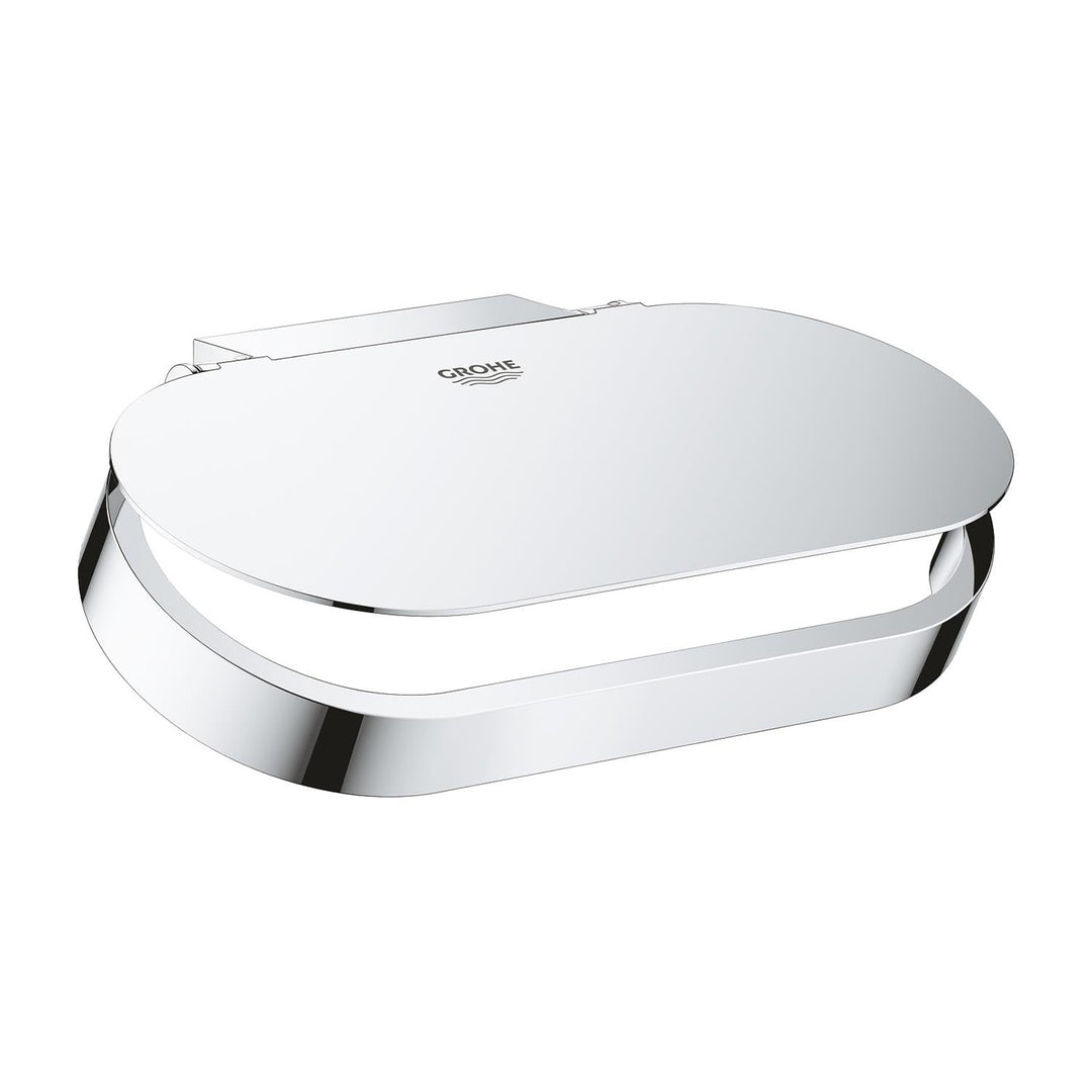Grohe 41069000 Selection | Accessoires-Toilettenbürstengarnitur | Chrom | 41076000 Chrom WC-Papierha