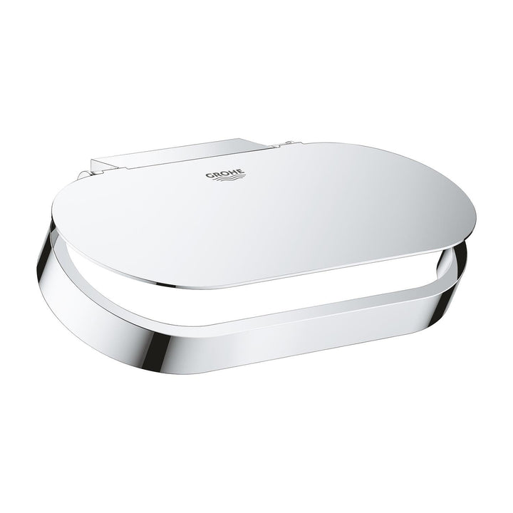 Grohe 41069000 Selection | Accessoires-Toilettenbürstengarnitur | Chrom | 41076000 Chrom WC-Papierha
