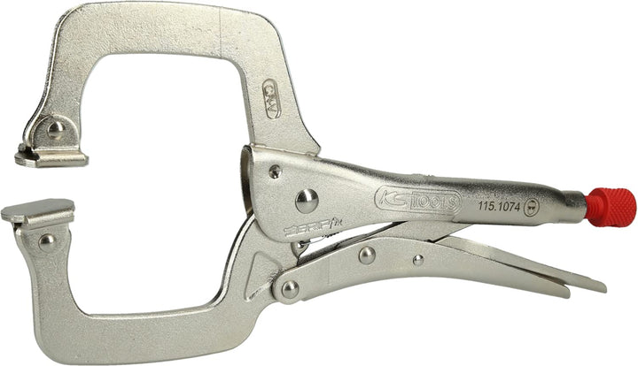 KS Tools 115.1074 Schweiss-Klammer-Gripzange, beweglichen Spannbacken 0-100mm