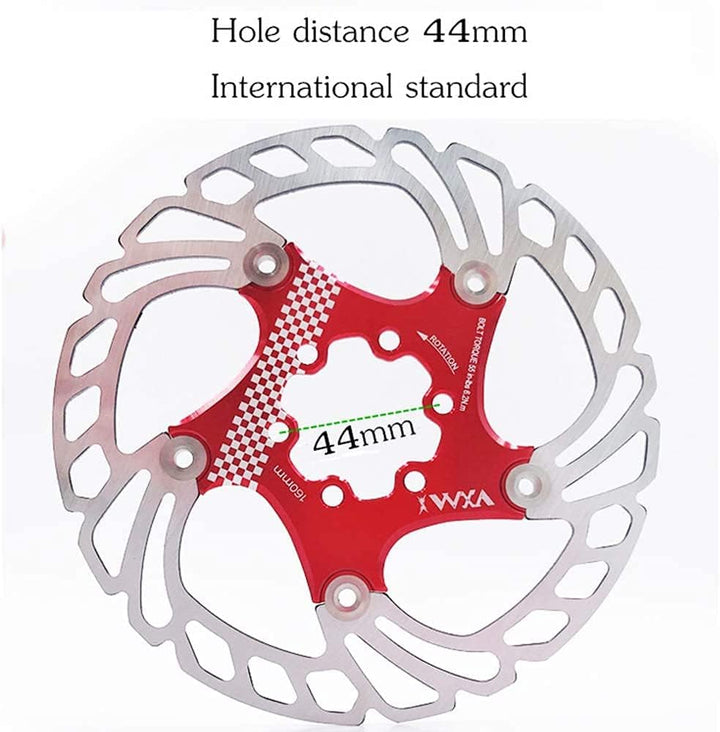 YBEKI Fahrrad Bremsscheibe 140mm 160mm 180mm 203mm 2 Stück Fahrrad Bremsscheibe Schwimmbremse für Re
