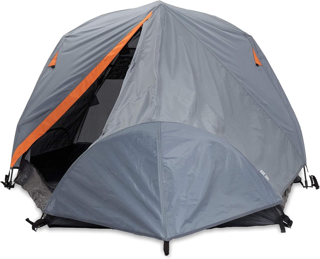 Lumaland Where Tomorrow 2-Personen-Kompakt-Zelt - Pop Up Wurfzelt Trekkingzelt - 245x160x95 cm - Cam