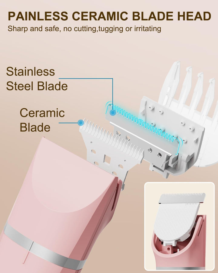 Intimrasierer Für Frauen, Elektrischer Trimmer Damen Intimbereich, Damenrasierer Intimrasierer, Rasi