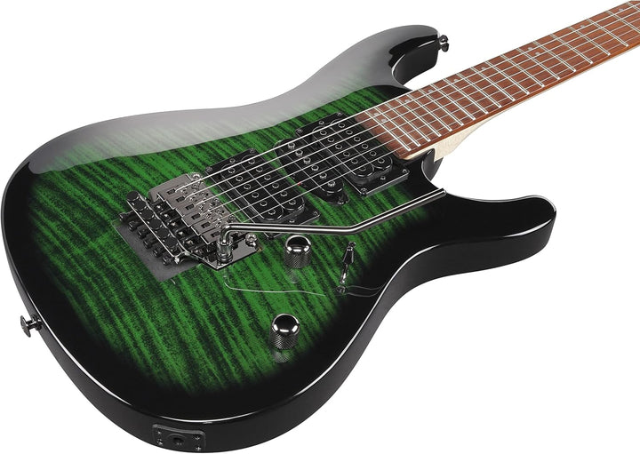 Ibanez Kiko Loureiro KIKOSP3-TEB Transparent Emerald Burst - E-Gitarre