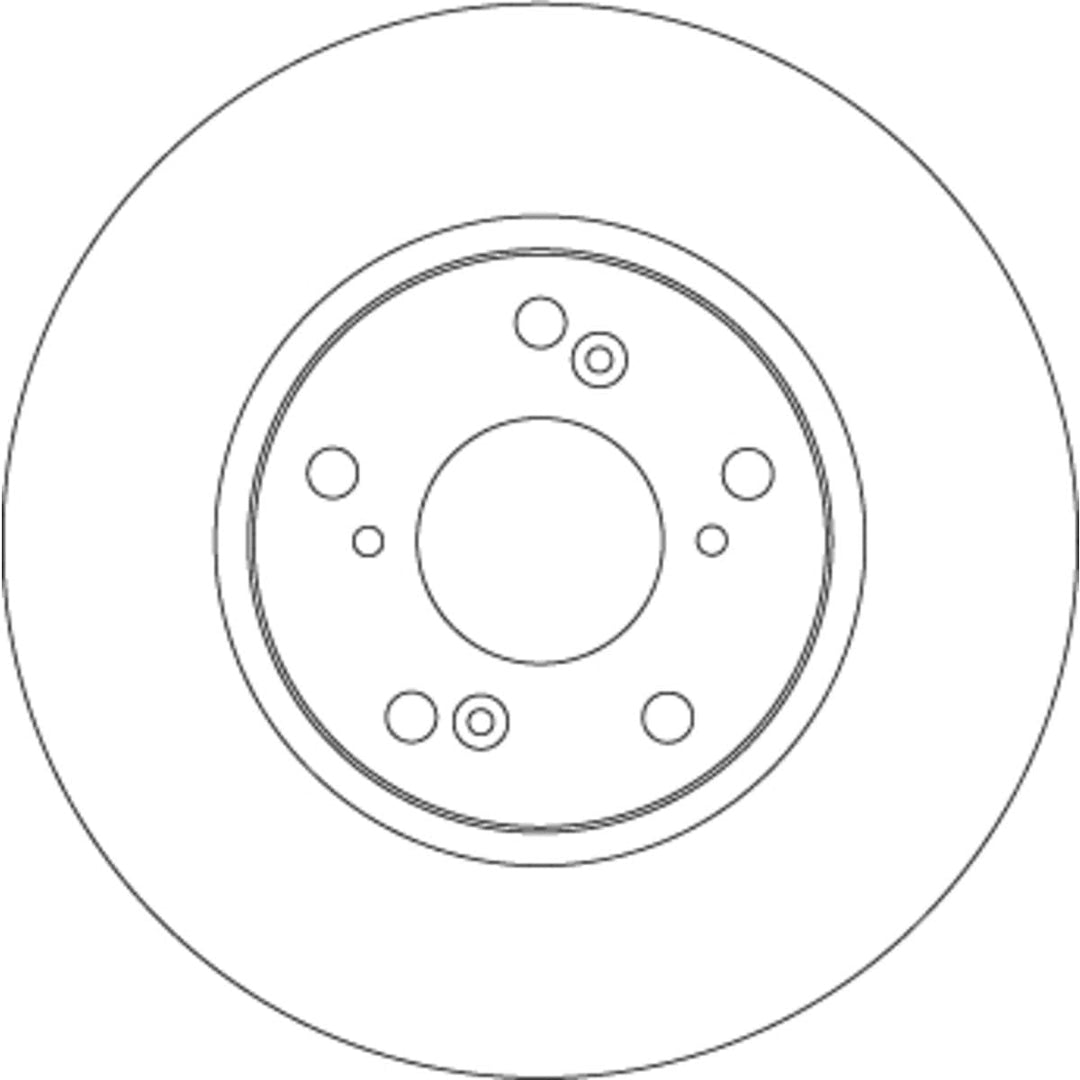 TRW DF4486 Bremsscheibe - (Paar)