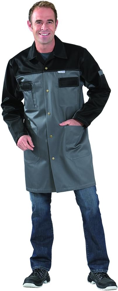 Grösse 60 Herren Planam Tristep Berufsmantel grau schwarz Modell 1244