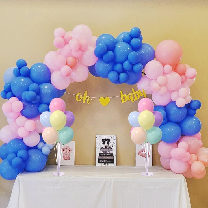 CZCPARY Tisch-Ballonbogen Kit, wiederverwendbare Faser Ballonbogen Stützen, verstellbare Ballonbogen