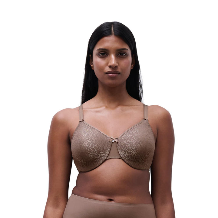 Chantelle C MAGNIFIQUE, Sehr Bedeckender Gemoldeter BH, Unnsichtbare Unterwäsche für Damen 75F Capuc