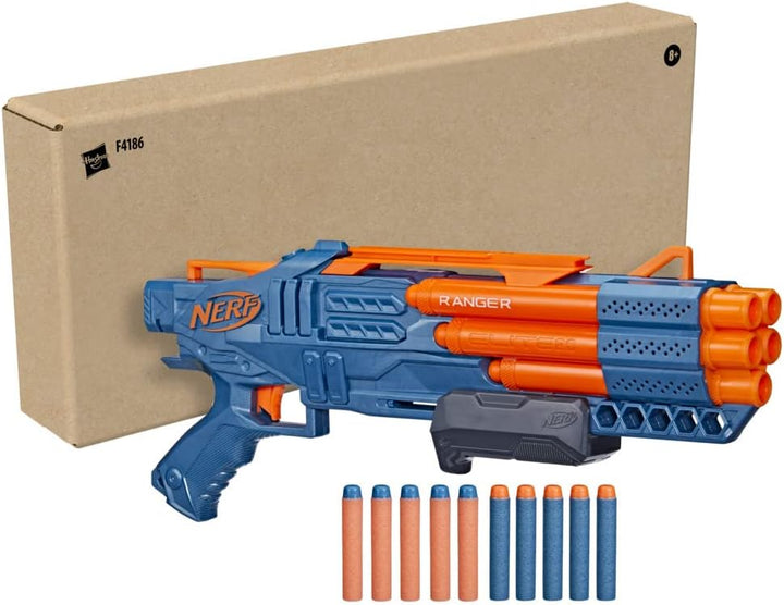 NERF Elite 2.0 Ranger PD-5 Blaster, mit 5 Läufen, 10 Elite Darts, einfache Handhabung, Dart-Aufbewah
