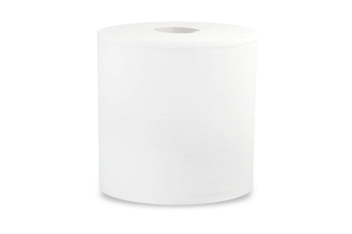 Funny Putzpapierrollen, 2 lagig, hochweiss, circa 26 cm, 1000 Blatt, 1er Pack (1 x 2 Stück)