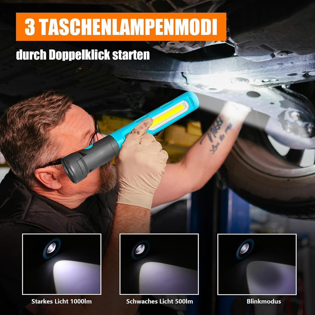 LED Arbeitsleuchte Torch Akku Handlampe