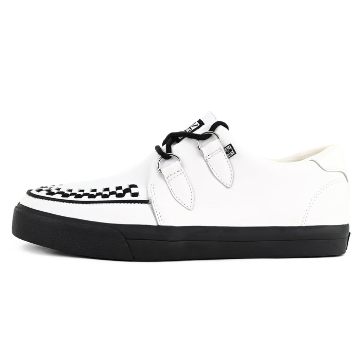 T.U.K. Leather Creeper Sneaker - Herren &amp; Damen Schuhe - Punk, Gothic, Emo und Rockabilly Style Lede