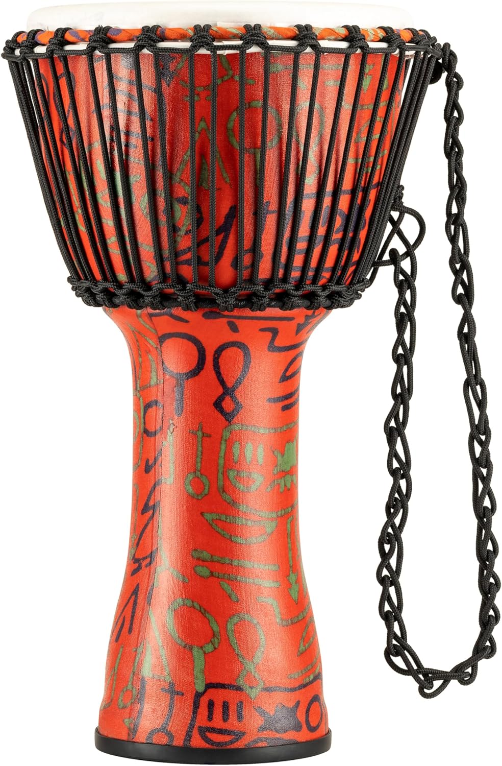 Meinl Percussion 33cm Rope Tuned Headliner Congo Series Wood Djembe Trommel - Musikinstrument für Ki