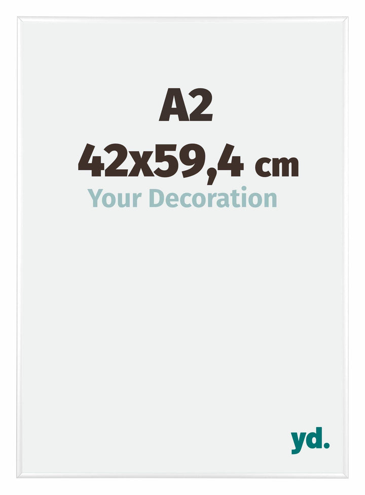 yd. Your Decoration - Bilderrahmen DIN A2 42x59,4 cm - Bilderrahmen aus Aluminium mit Acrylglas - An