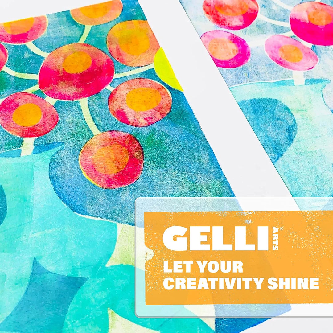 Gelli Arts GL013964721027 Gel-Druckplatte, 22,9 x 30,5 cm, transparent Einzeln, Einzeln