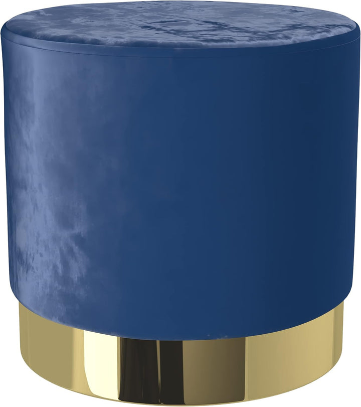 Amour Gold Hocker (blau), Blau