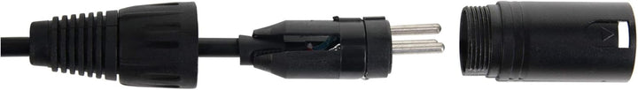 Pronomic Stage EUIECX-6 Hybridkabel Schukostecker auf Kaltgerätebuchse, XLR/XLR 6m (ideal zur Verkab