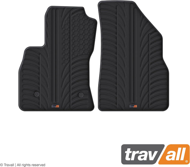 Travall Mats Gummifussmatten Kompatibel Mit FIAT Doblo Van (Ab 2010) Opel Combo (2011-2017) TRM1064