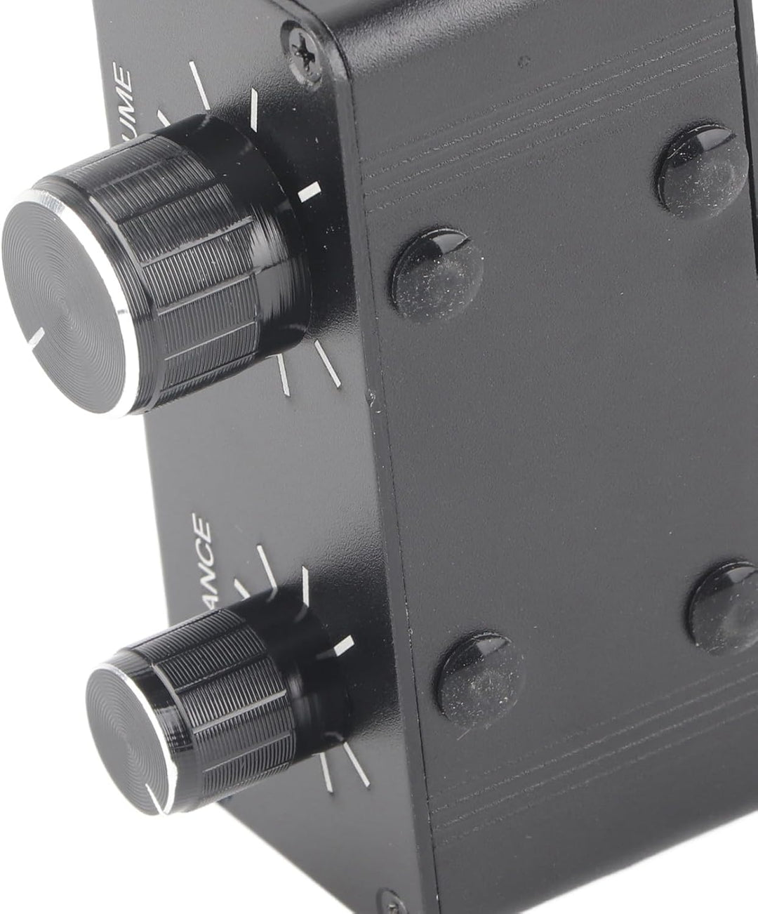 Mini-Stereo-Vorverstärker Kopfhörerverstärker Lautstärkeregler Stereo-Umschaltbox mit 3,5-mm-Klinken