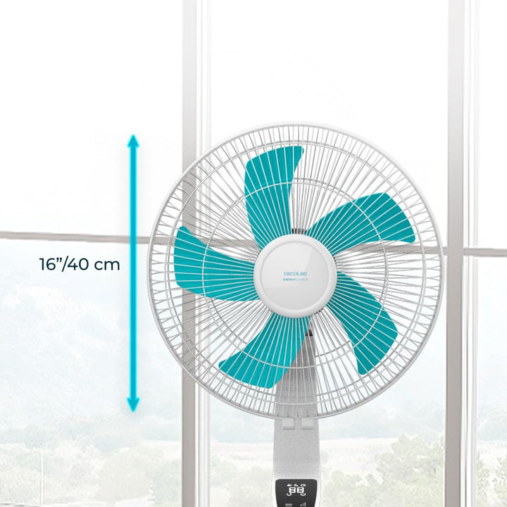 Cecotec Standventilator EnergySilence 620 Flow Control 50 W, 16 Zoll Durchmesser, 5 Flügel, 12-Stund