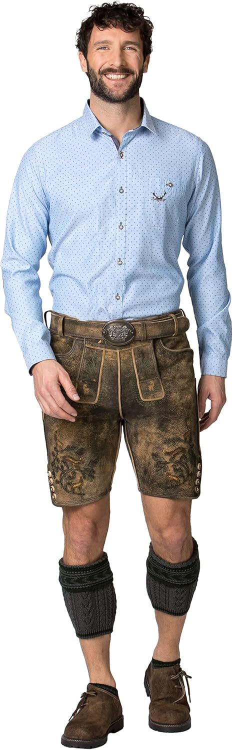 Stockerpoint Herren Hartl Hose 44 Oid Gespeckt-grün, 44 Oid Gespeckt-grün