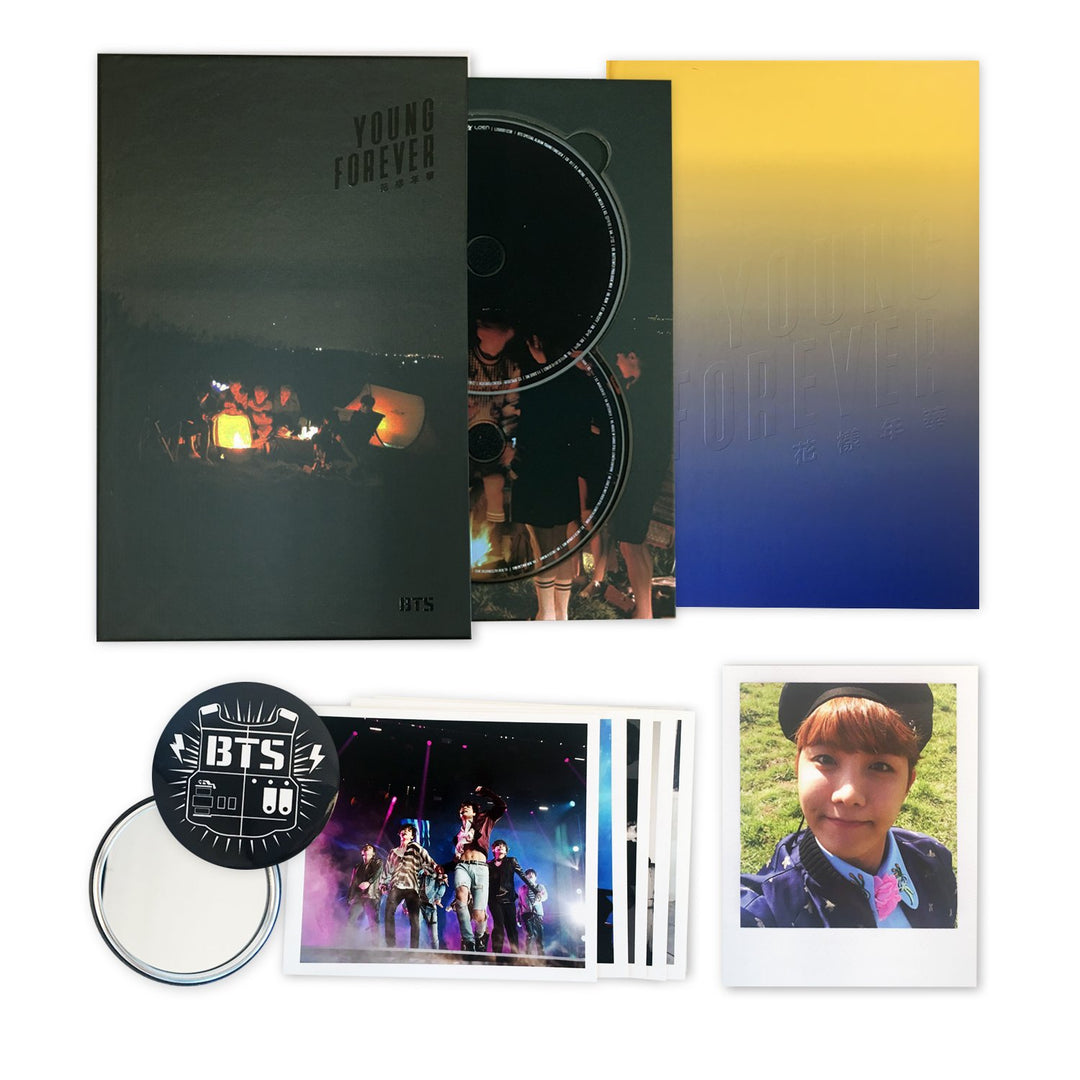 BTS Special Album - YOUNG FOREVER [ NIGHT Ver. ] CD + Photobook + Polaroid Card + Folded Poster + FR
