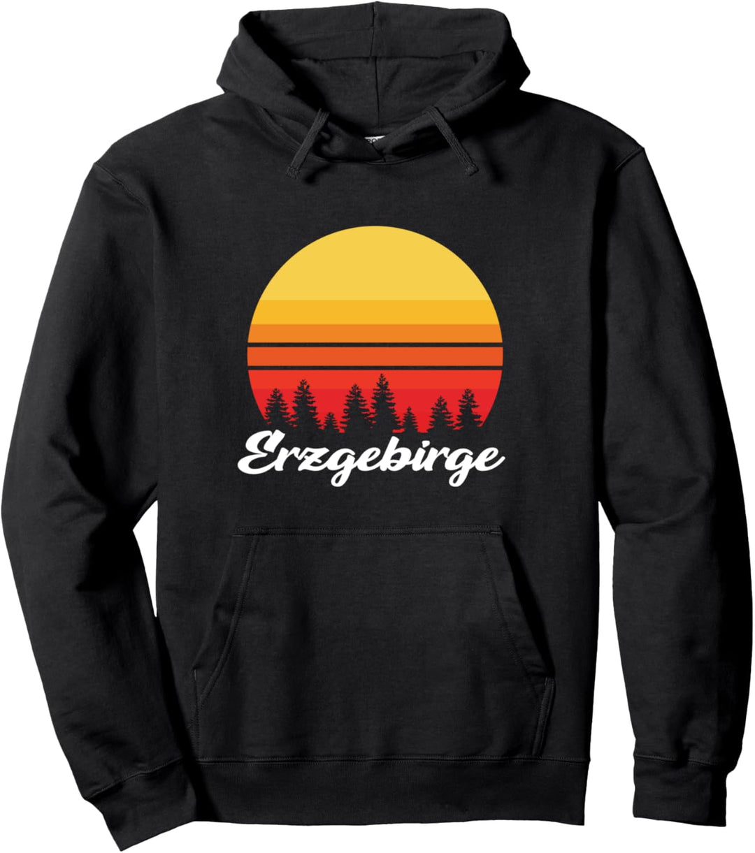 Erzgebirge Heimat Retro Erzgebirgler Erzgebirglerin Pullover Hoodie
