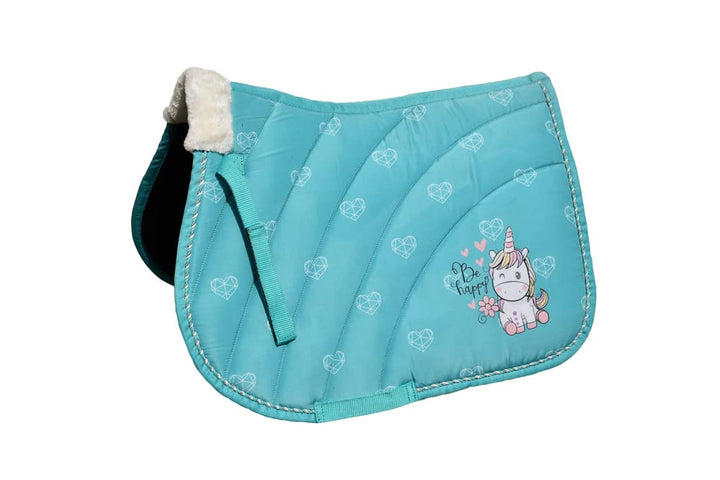 Rhinegold Einhorn Schabracke aqua Shetland, aqua Shetland