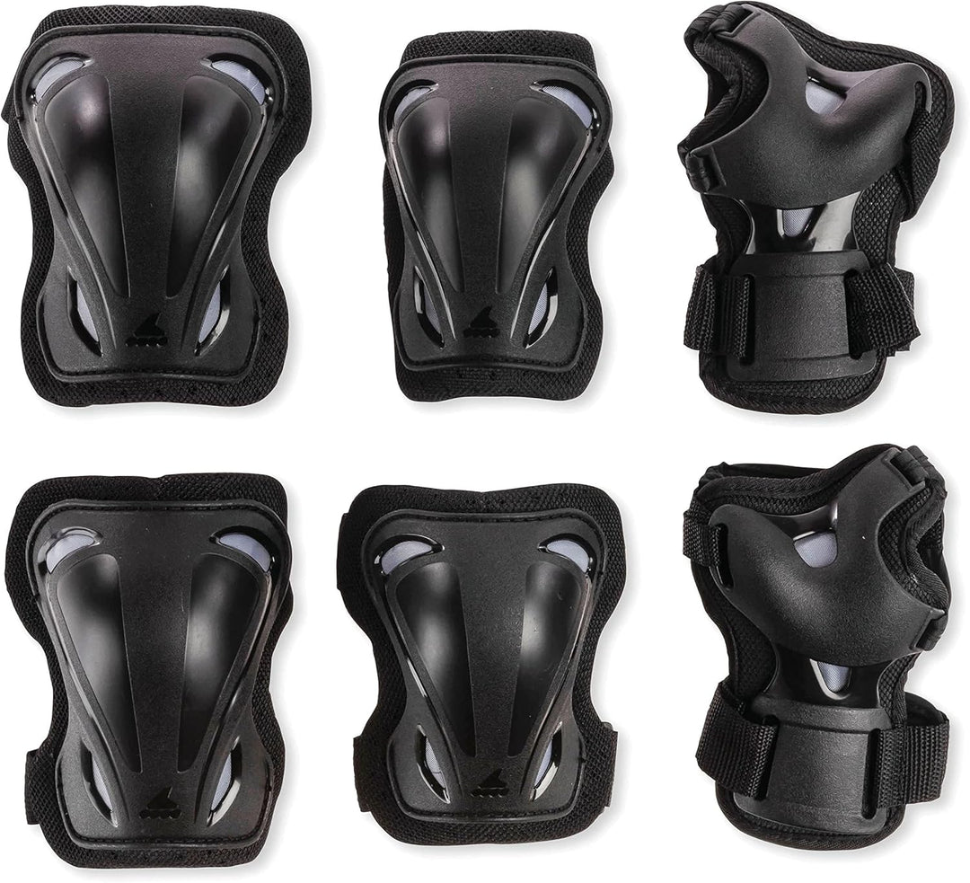 Rollerblade Unisex – Erwachsene Skate Gear 3 Beschützer XL Schwarz, XL Schwarz