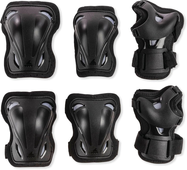 Rollerblade Unisex – Erwachsene Skate Gear 3 Beschützer XL Schwarz, XL Schwarz