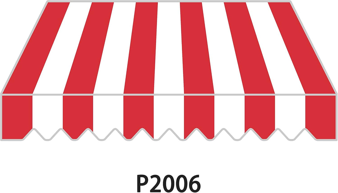 home Trends Markisenstoff 4m Markise mit Volant 4 x 3 m Markisenbespannung ersatzstoff 387 x 300cm B