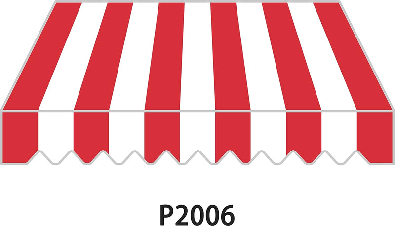 home Trends Markisenstoff 4m Markise mit Volant 4 x 3 m Markisenbespannung ersatzstoff 387 x 300cm B