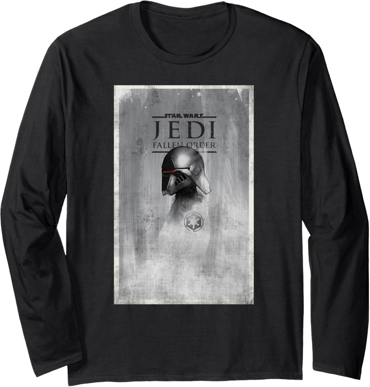 Star Wars Jedi Fallen Order Inquisitor Poster Langarmshirt