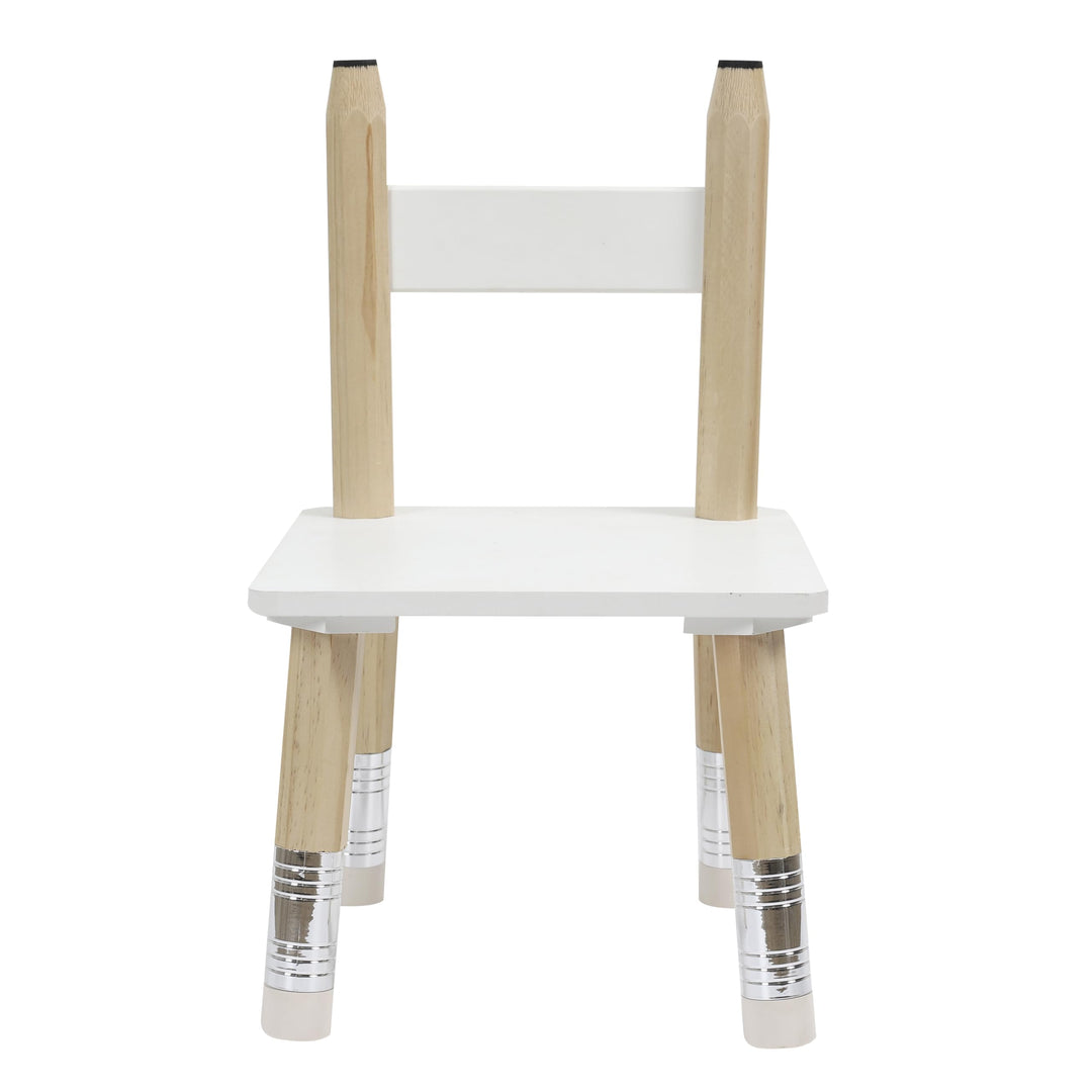 HOME DECO FACTORY Stehsammler Pappe Set 5-teilig Bunt | Kindertisch und 2 Stühle aus MDF-Holz, Bleis