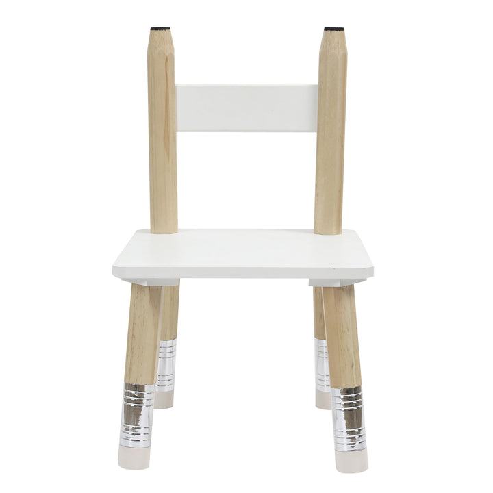 HOME DECO FACTORY Stehsammler Pappe Set 5-teilig Bunt | Kindertisch und 2 Stühle aus MDF-Holz, Bleis