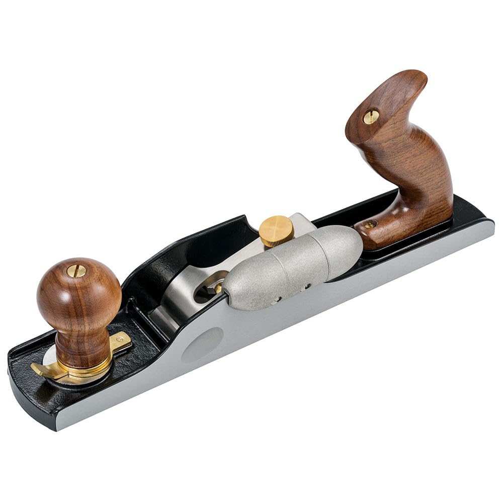 DICTUM® Langer Flachwinkel-Schlichthobel Nr. 62, Hot Dog links, SK4-Eisen