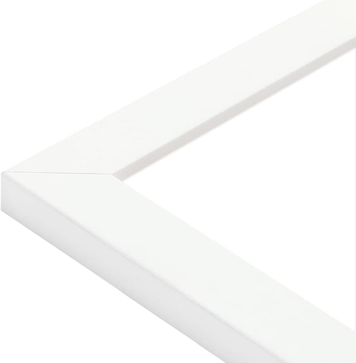WANDStyle Bilderrahmen Modern 30x60cm I Farbe: Weiss I Fotorahmen I klassischer weisser Bilderrahmen