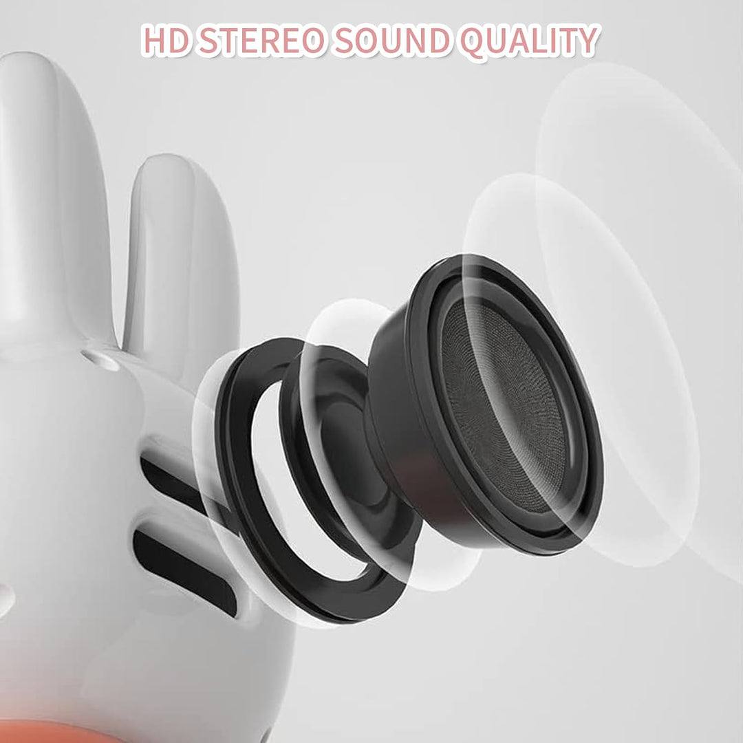 MiPow x Miffy 2026 New Model Bluetooth Speaker, Portable Wireless HD Stereo, Bluetooth 5.0, 220g Lig