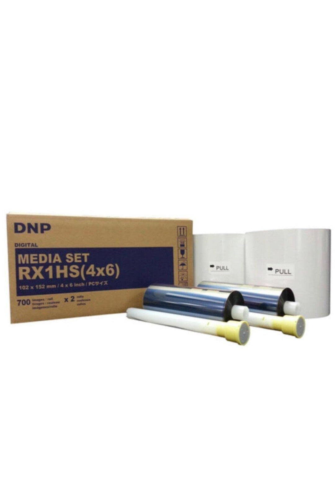 DNP Media Set RX1 – Thermopapier für Drucker DS-RX1 – 10 x 15 cm – 700 x 2 Kopien