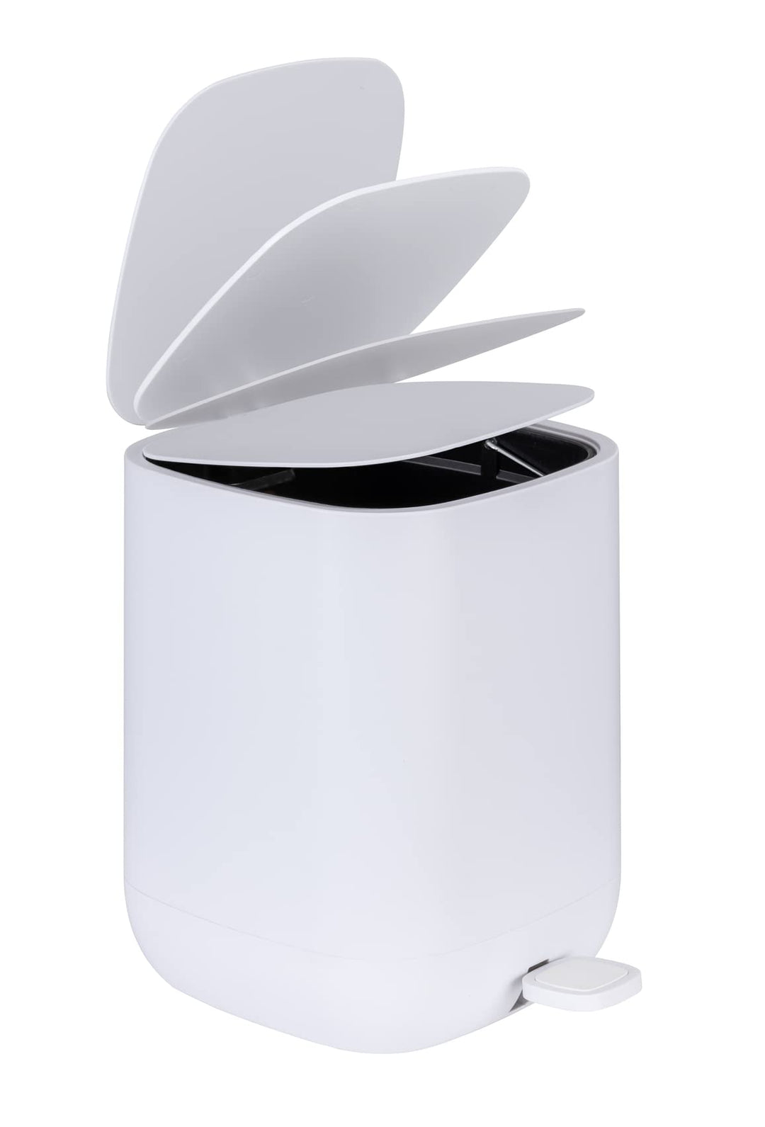 WENKO Treteimer Mod. Davos Kosmetikeimer 6,5 Liter mit Easy-Close Absenkautomatik aus BPA-freiem Kun