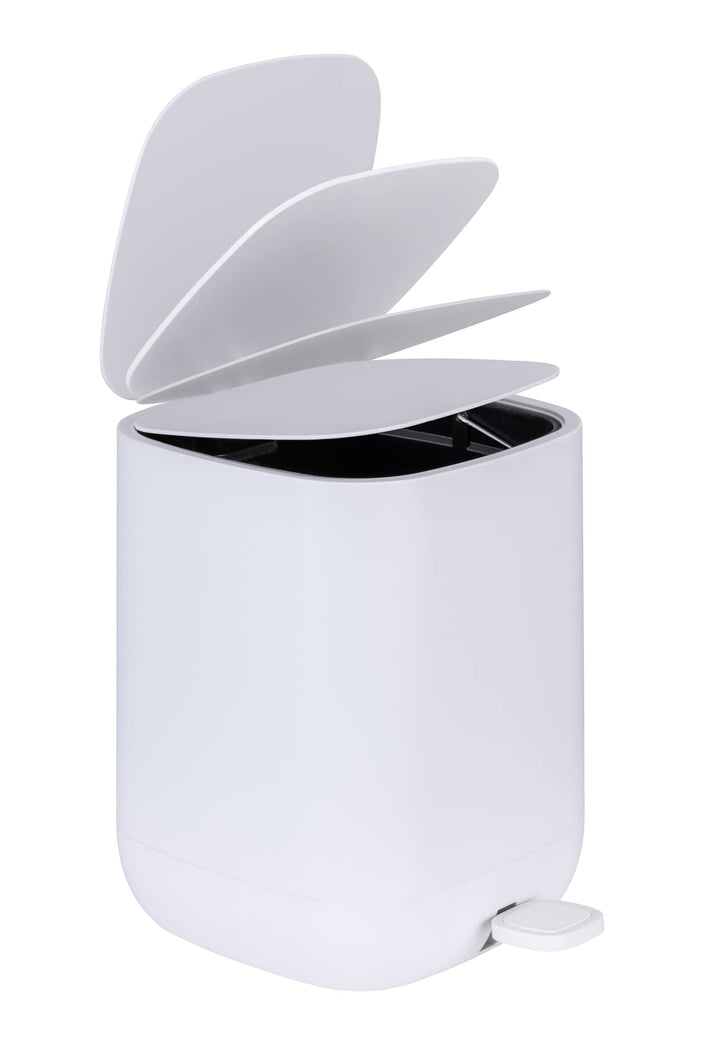WENKO Treteimer Mod. Davos Kosmetikeimer 6,5 Liter mit Easy-Close Absenkautomatik aus BPA-freiem Kun