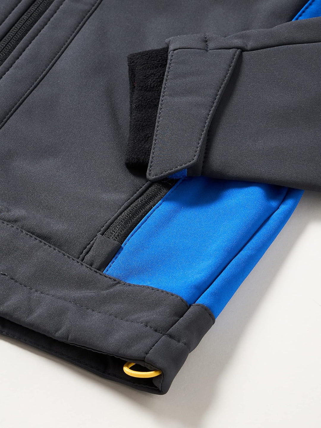 CMP Jungen Softshell' Kapuzen Jacke 116 Anthrazit-Royal, 116 Anthrazit-Royal