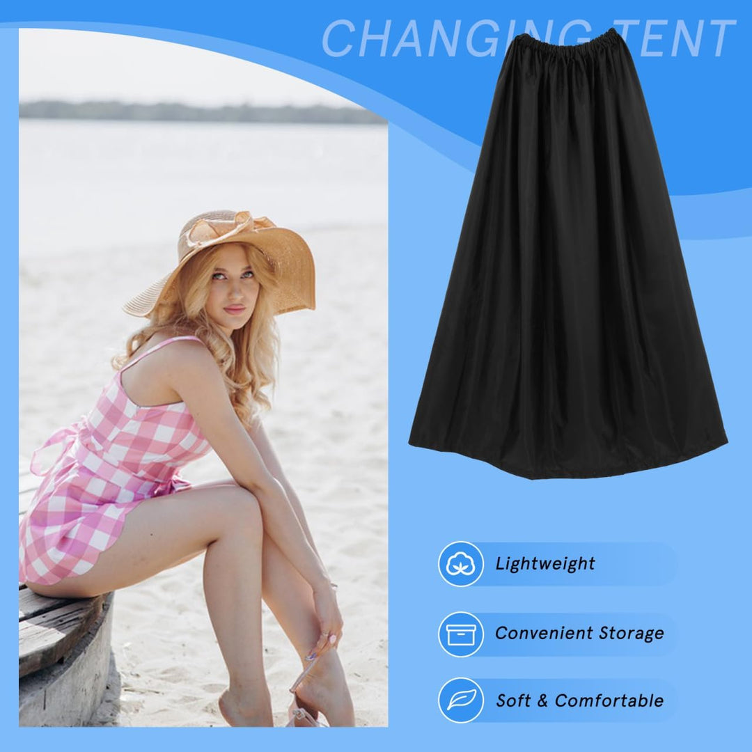 WRITWAA Tragbare Umkleidekabine Aus Polyester Sichtschutz Umkleidezelt Für Strand Schwimmen Camping