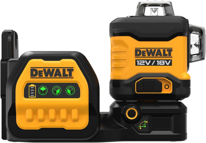 Dewalt 360° Akku-Multilinienlaser Grün DCE089NG18 (selbstnivellierend, Genauigkeit +/- 3mm auf 10m,
