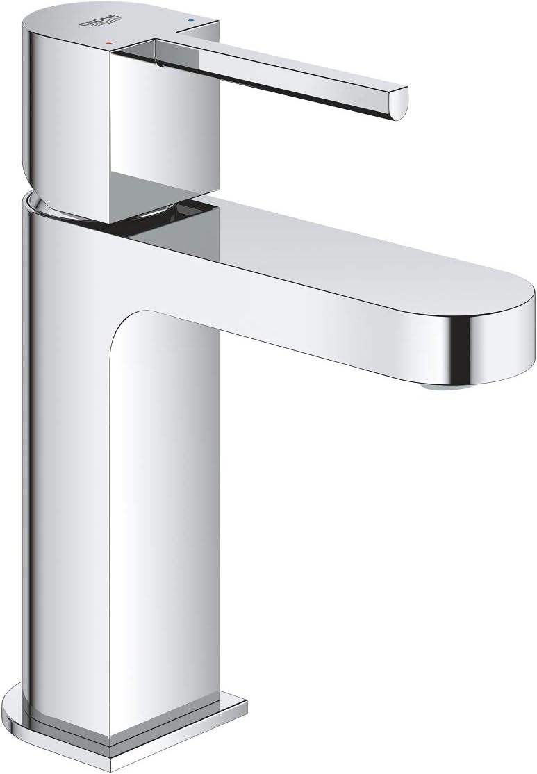 GROHE Plus | Badarmatur- Einhand-Waschtischbatterie | Glatter Körper | chrom | 33163003 S Glatter Kö