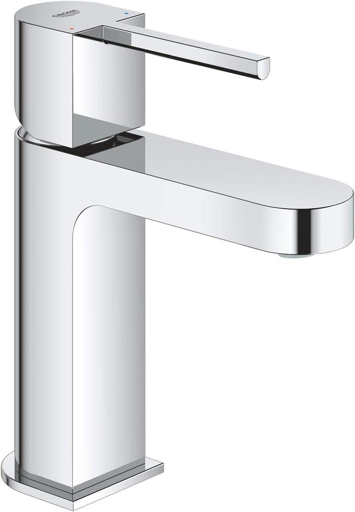 GROHE Plus | Badarmatur- Einhand-Waschtischbatterie | Glatter Körper | chrom | 33163003 S Glatter Kö