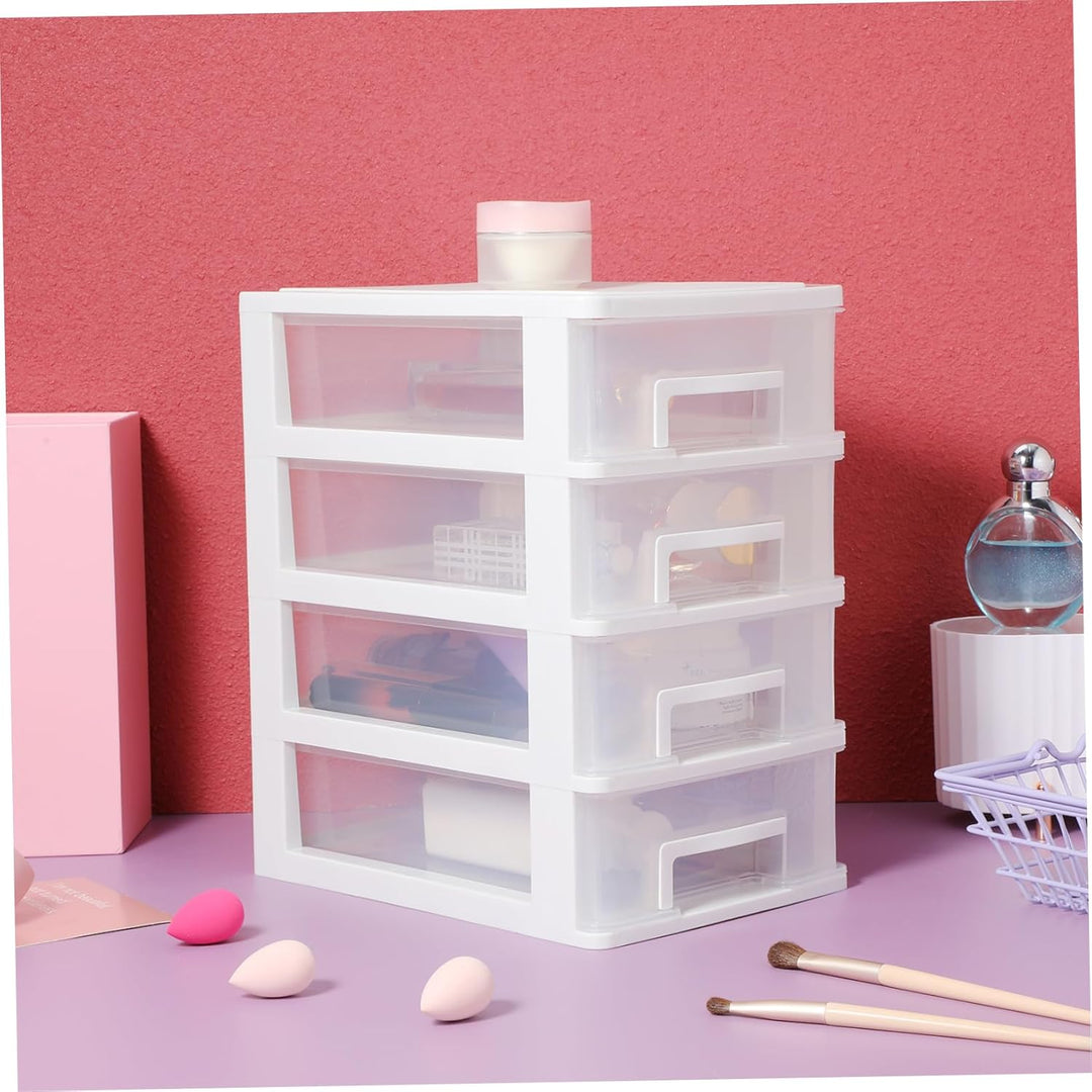 YARNOW 4 Schublade Desktop Storage Organizer| Beh?lter Lagerung Organizer Kommode Veranstalter für D