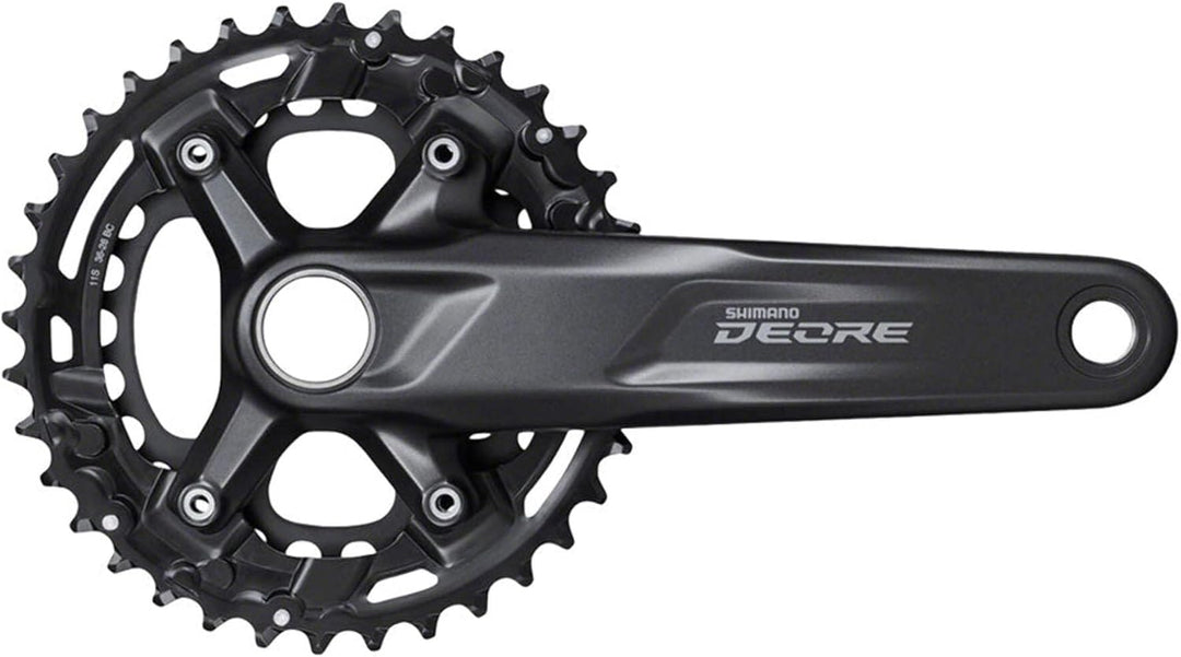 Shimano Unisex – Erwachsene Deore Kettenradgarnitur, Schwarz, Einheitsgrösse