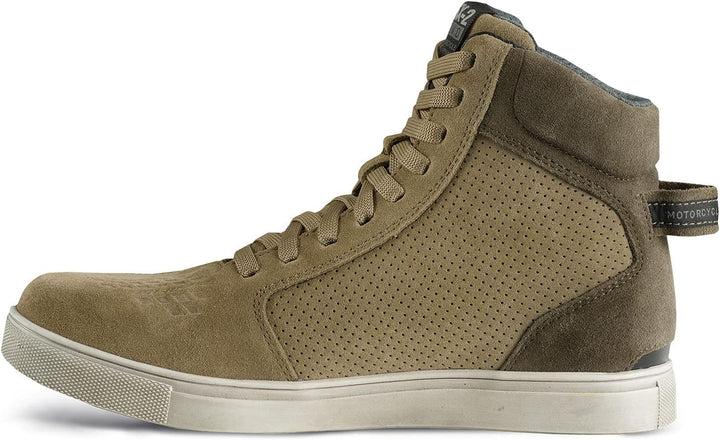 SHIMA SX-2 EVO Motorradschuhe für Herren - Atmungsaktiv, Verstärkte Leder Biker Motorradstiefel Männ