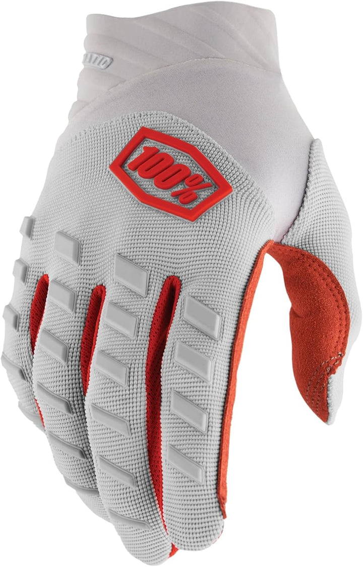 100% Men's Handschuhe Airmatic XL Silver, XL Silver