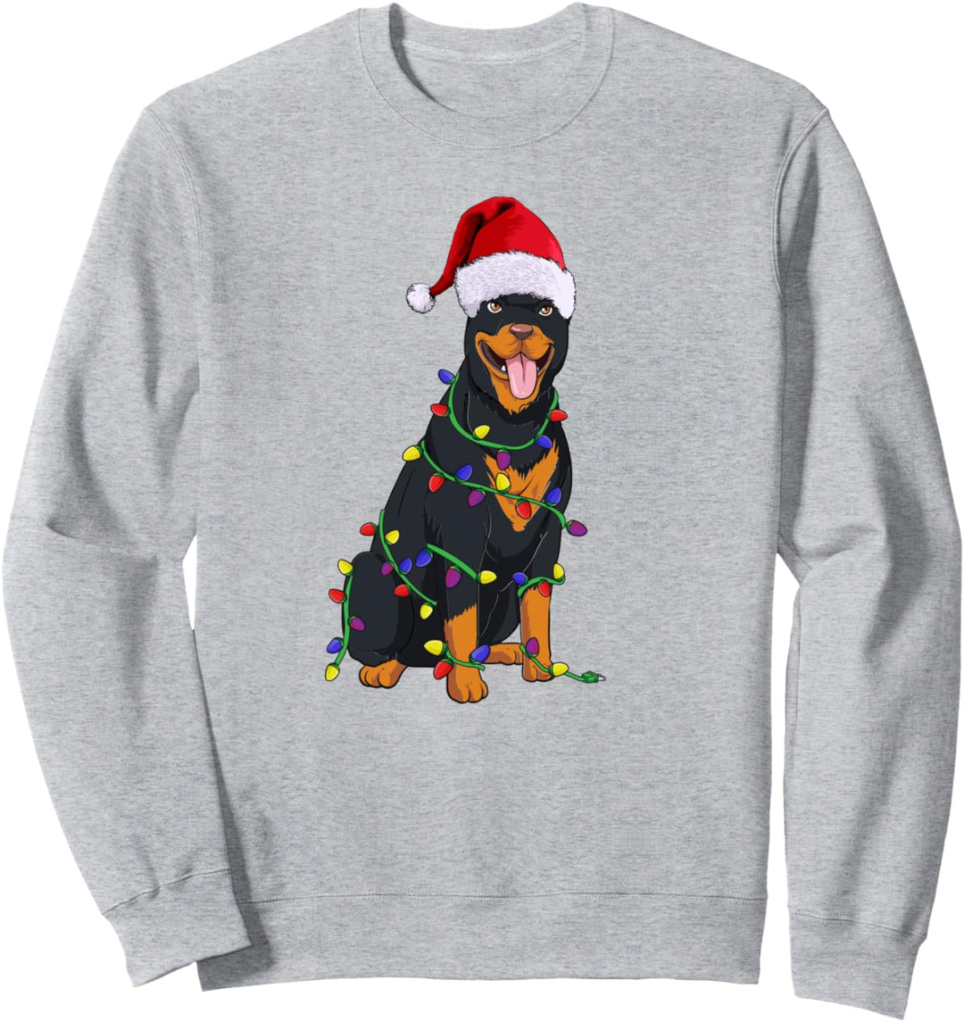 Rottweiler Weihnachten Hunde Hundehalter Sweatshirt